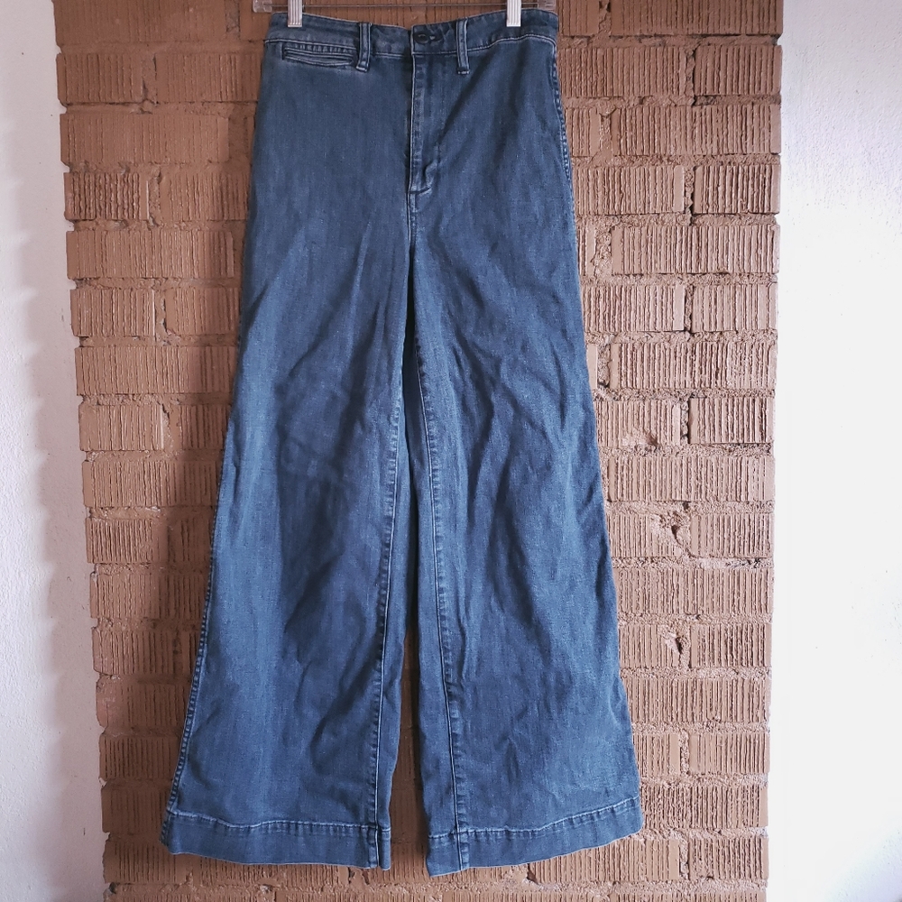 Madewell Emmett Full Length Blue High Rise Jeans
